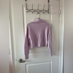 Aritzia/Wilfred cropped Montpellier sweater